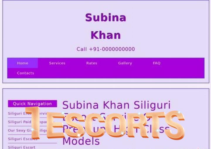 Subina Khan A Sexy Siliguri Escorts Service