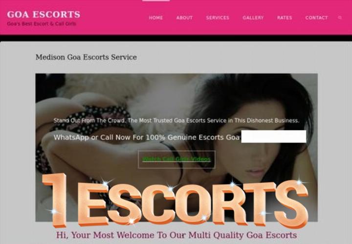 Goa Escorts Service |  Polite Call Girls in Goa 