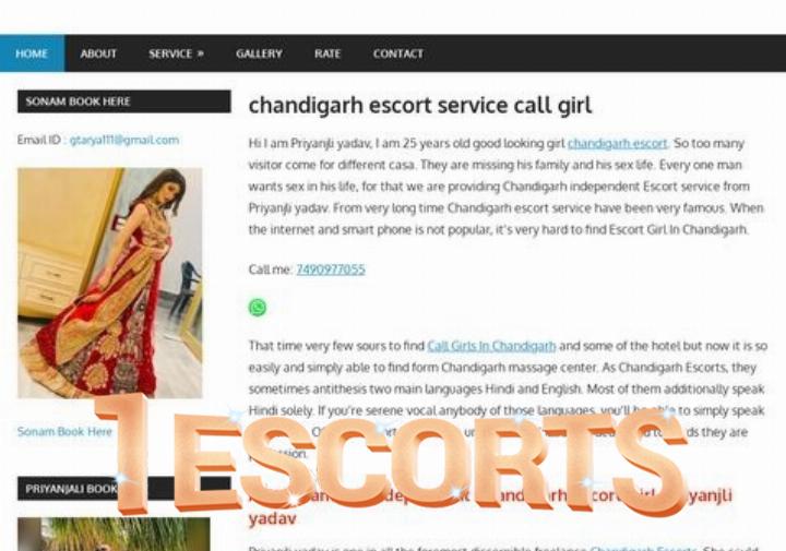 Chandigarh escort Chandigarh Call Girls - priyanjaliyadavbeauties.co.in