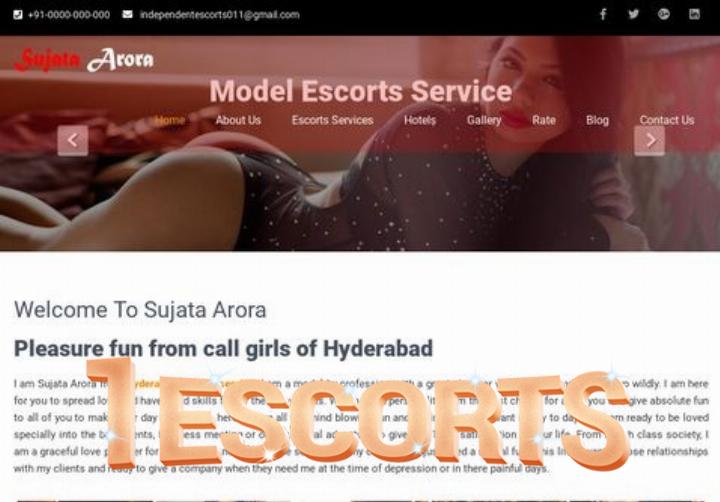 Pleasure fun from Hyderabad Escorts call girls Service - sujataarora.com