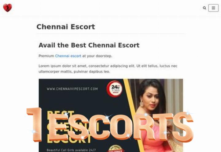 Best Chennai Escort - No.1 Escort Service - Top Call Girls - chennaivipescort.com