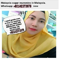 Malaysia sugar mummy pay you RM8,000. Contact agent fatima on WhatsApp +60142372678